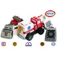 Детский конструктор Popular Playthings машинка (полиция, скорая помощь, пожарная)