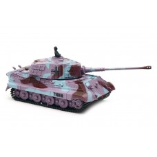 Танк микро р/у 1:72 King Tiger со звуком (фиолетовый, 35 МГц)