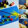 Пальчиковые краски безглютеновые MALINOS Fingerfarben непроливаемые 6 цветов (MALINOS)