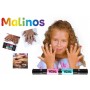 Дитячий лак-олівець для нігтів Malinos Creative Nails на водній основі (2 кольори чёрній + білий) (MALINOS)