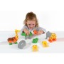 Пазл 3D детский магнитные животные POPULAR Playthings Mix or Match (тигр, крокодил, слон, жираф) (Popular Playthings)
