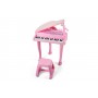Дитяче піаніно синтезатор Baoli "Маленький музикант" з мікрофоном і стільчиком 37 клавіш (рожевий) (Baoli)