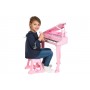 Детское пианино синтезатор Baoli "Маленький музикант" с микрофоном и стульчиком 37 клавиш (розовый) (Baoli)