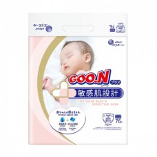 Подгузники Goo.N Plus для новорожденных (NB, до 5 кг, 76 шт)