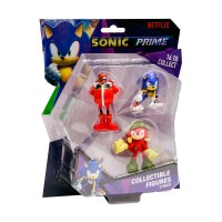 Набор игровых фигурок Sonic Prime – Соник, Наклз, Доктор Эггман