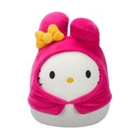 Мягкая игрушка Squishmallows - Хеллоу Китти в образе Моя Мелоди (20 cm)