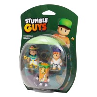 Набор коллекц. фигурок Stumble Guys - Сэнсэй Фаерфист, Клеопатра, Киллер