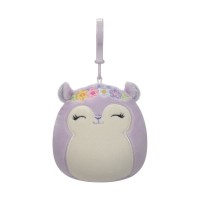 Мягкая игрушка на клипсе Squishmallows - Белка Сидни (9 cm)