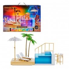 Игровой набор для кукол Rainbow High серии Pacific Coast- Вечеринка у бассейна