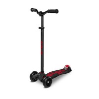 Самокат MICRO серії Maxi PRO Deluxe - Чорний/червоний