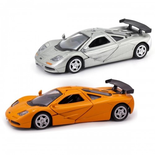 Автомодель - McLaren F1 1992 (серый, оранжевый) (TechnoDrive)