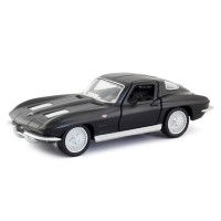 Автомодель - Chevrolet Corvette Split Window 1963 (матовый черный)