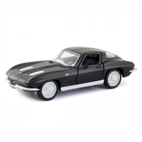 Автомодель - Chevrolet Corvette Split Window 1963 (матовый черный) (TechnoDrive)