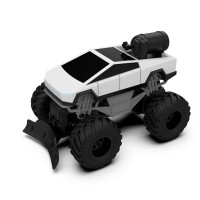 Автомобиль Spray Car на р/у – Cyber Ride (белый, 1:24, выхлопной пар)