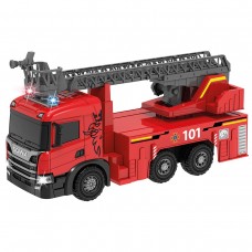Автомодель серии Super Big Truck – Пожарная машина Scania (свет, звук, функ. воды)