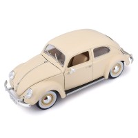 Автомодель - Volkswagen Käfer Beetle (1955) (бежевый, 1:18)