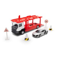 Ігровий набір – Автоперевізник Scania (автоперевізник, машина, аксес.)