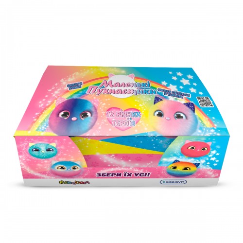 Дисплей м'яких іграшок-сюрпризів Doki Doki – Маленькі пухнастики (12 шт) (#sbabam)