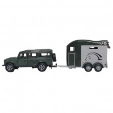 Игровой набор - Land Rover (с прицепом и фигурками лошадей)
