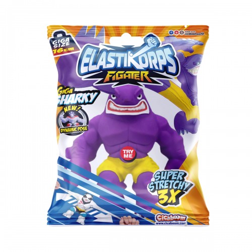Стретч-игрушка Elastikorps серии «Fighter» – Акула Шарки (Elastikorps)