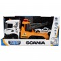Игровой набор серии Mid Truck – Эвакуатор Scania с машиной полиции (свет, звук) (TechnoDrive)