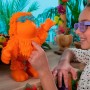Іграшка Jiggly Pup – Орангутан-танцівник (помаранчевий)
