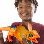 Інтерактивна іграшка Robo Alive - плащоносна ящірка - оранжева!