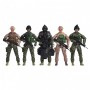 Игровой набор фигурок солдат ELITE FORCE — МОРСКИЕ КОТИКИ (5 фигурок, аксесс.) (Elite Force)