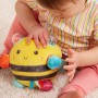 Сенсорна м’яка іграшка – Бджілка пухнастик дзиж (Battat)