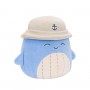 Мягкая игрушка Squishmallows – Синий кит Самир в панаме (19 cm) (Squishmallows)