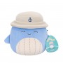 М'яка іграшка Squishmallows – Синій кит Самір у панамі (19 cm) (Squishmallows)