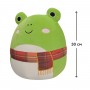 М'яка іграшка Squishmallows – Жабка Венді у шарфі (30 cm) (Squishmallows)