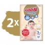 Подгузники GOO.N Premium Soft для детей (размер 3(M), 5-9 kg, 128 шт.) (Goo.N Premium Soft)