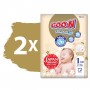 Підгузки GOO.N Premium Soft для новонароджених (розмір 1(NB), до 5 kg, 144 шт.) (Goo.N Premium Soft)