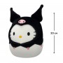 Мягкая игрушка Squishmallows - Хеллоу Китти в образе Куроми (20 cm) (Squishmallows)