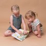 Розвивальна м'яка книжка - Бізібук зайченятка (Taf Toys)