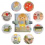 Розвивальна м'яка книжка - Бізібук зайченятка (Taf Toys)