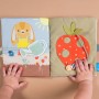 Розвивальна м'яка книжка - Бізібук зайченятка (Taf Toys)