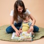Розвивальна м'яка книжка - Бізібук зайченятка (Taf Toys)