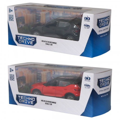 Автомодель – Volvo XC40 (красный, черный) (TechnoDrive)
