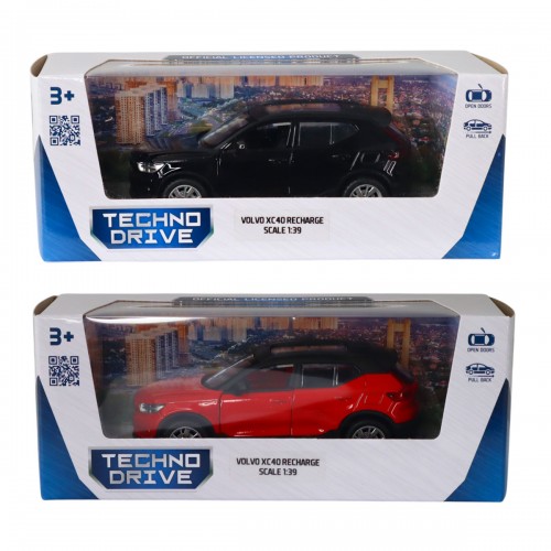Автомодель – Volvo XC40 (красный, черный) (TechnoDrive)