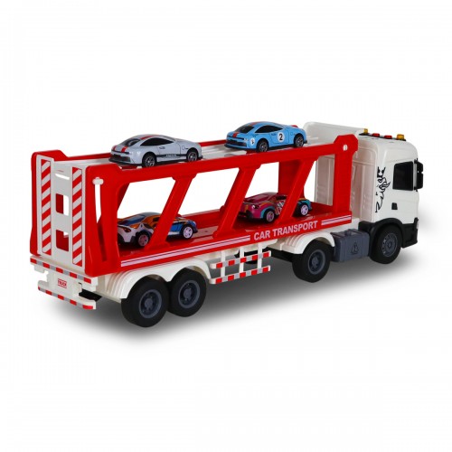 Ігровий набір серії Large Truck – Автоперевізник Scania (4 машини, світло, звук) (TechnoDrive)