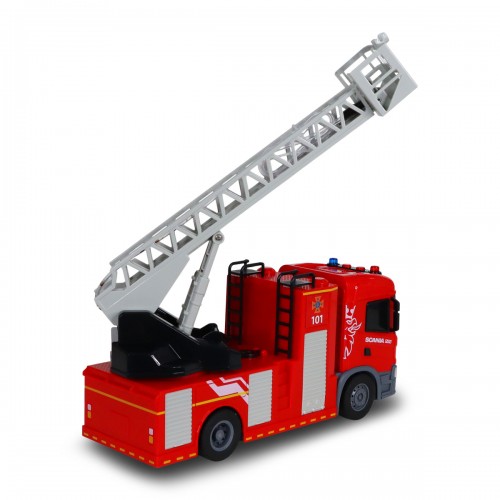 Автомодель серии Big Truck – Пожарная машина Scania (свет, звук, функ. воды) (TechnoDrive)