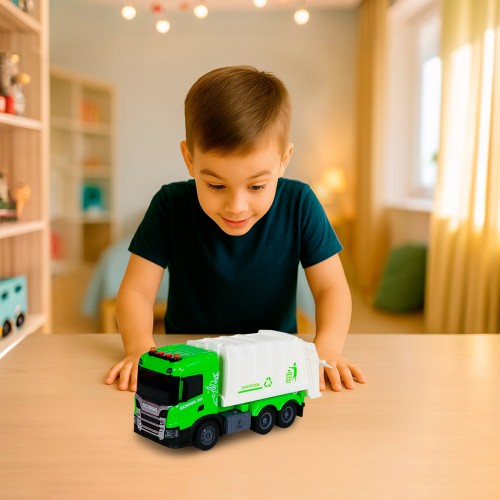 Автомодель серии Big Truck – Мусоровоз Scania (свет, звук) (TechnoDrive)