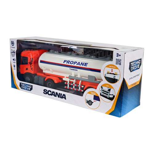 Автомодель серії Large Truck – Автоцистерна Scania (світло, звук) (TechnoDrive)