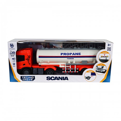 Автомодель серії Large Truck – Автоцистерна Scania (світло, звук) (TechnoDrive)