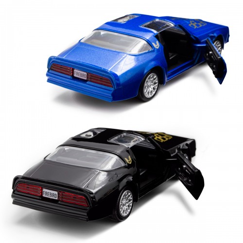 Автомодель - Pontiac Firebird 1978 (черный, синий) (TechnoDrive)