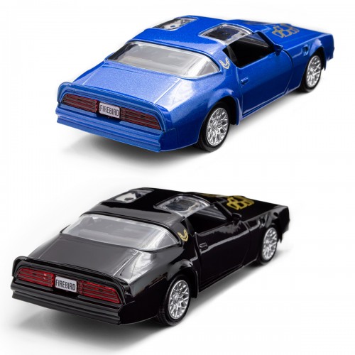 Автомодель - Pontiac Firebird 1978 (черный, синий) (TechnoDrive)