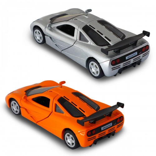 Автомодель - McLaren F1 1992 (серый, оранжевый) (TechnoDrive)