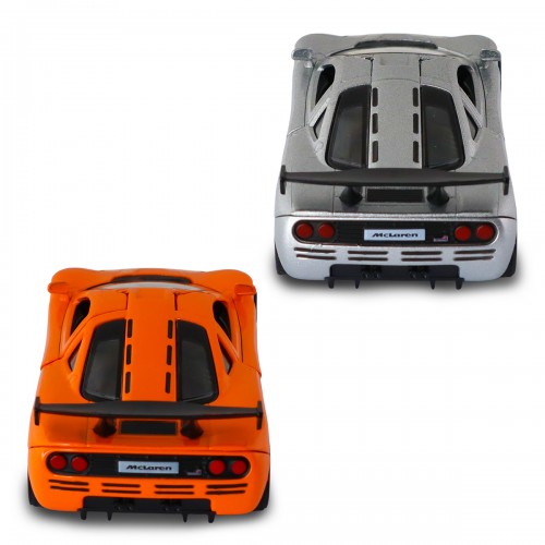 Автомодель - McLaren F1 1992 (серый, оранжевый) (TechnoDrive)